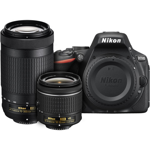 Nikon-D5500-with-18-55mm-and-70-300mm-Lenses