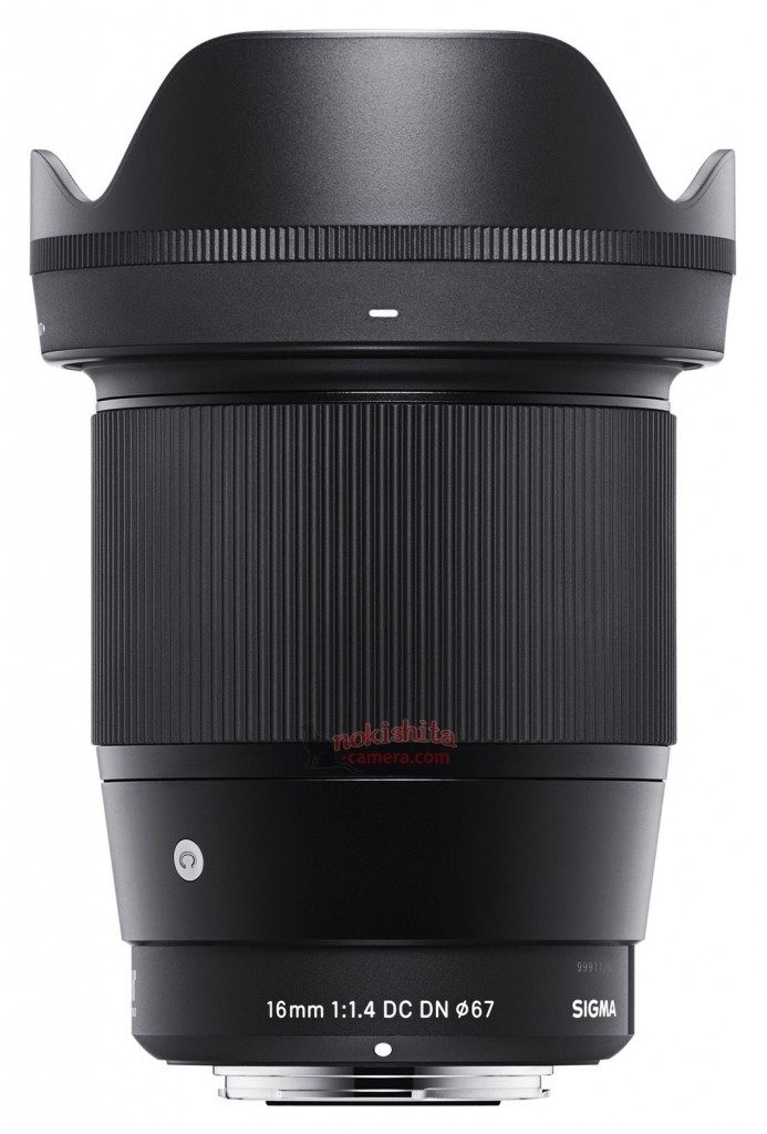 Sigma 16mm F1.4 DC DN Contemporary lens Coming on October 25th